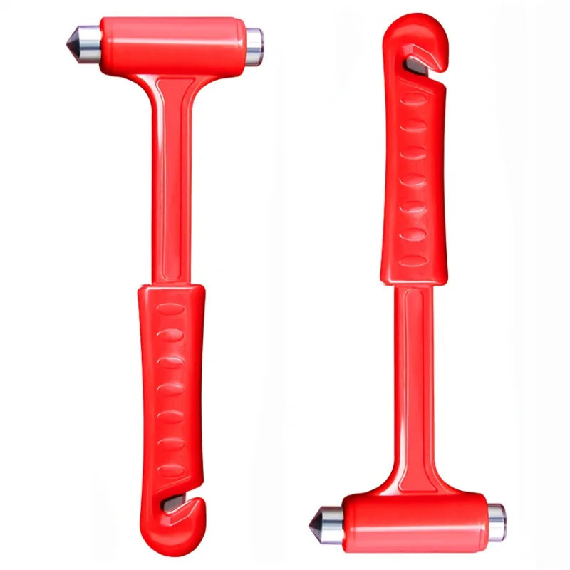 1pcs Steel Car Emergency Hammer with Belt Cutter for Safety and Security, Emergency Use