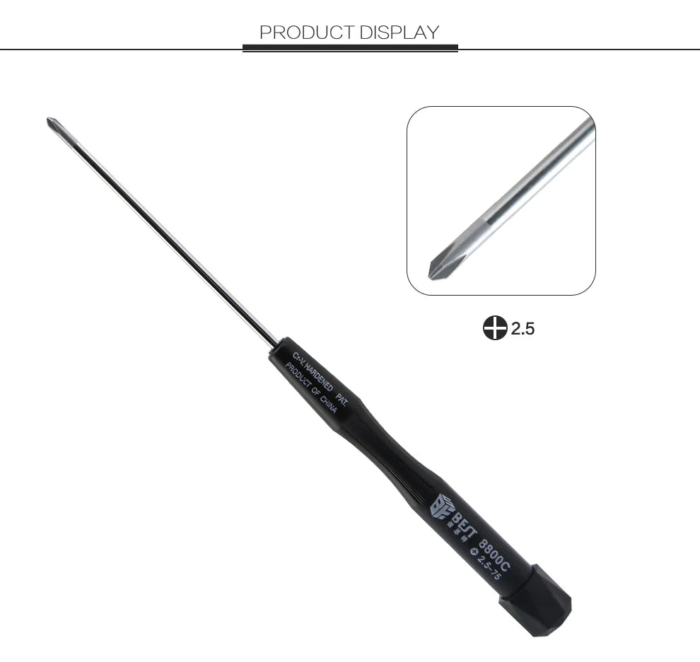 BEST Magnetic Screwdriver PH00 PH000 1.5 2.0 Slotted Flatted Head for Macbook Pro Laptop Watch Glasses Mobile Phone Repair Tools
