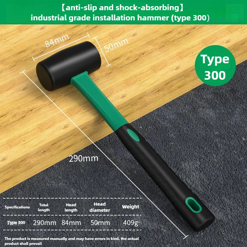 BaoLian Solid Rubber Hammer Industrial Grade Multifunctional Home Decoration Elastic Tile Installation Hammer