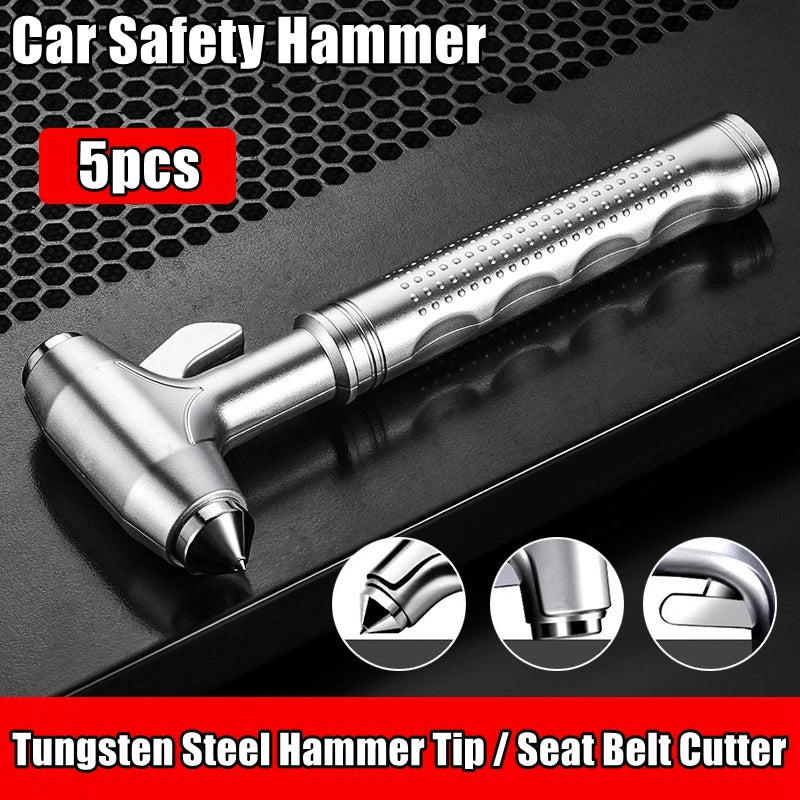Car Safety Hammer Car Window Breaker Emergency Hammer Seat Belt Cutter Suitable for Car Rescue Escape Rescue Safety Hammer