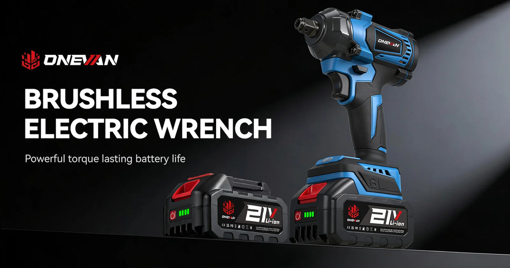 ONEVAN 1200N.M Brushless Electric Impact Wrench 1/2inch Cordless Torque Wrench Screwdriver Power Tool For Makita 18V Battery Pin