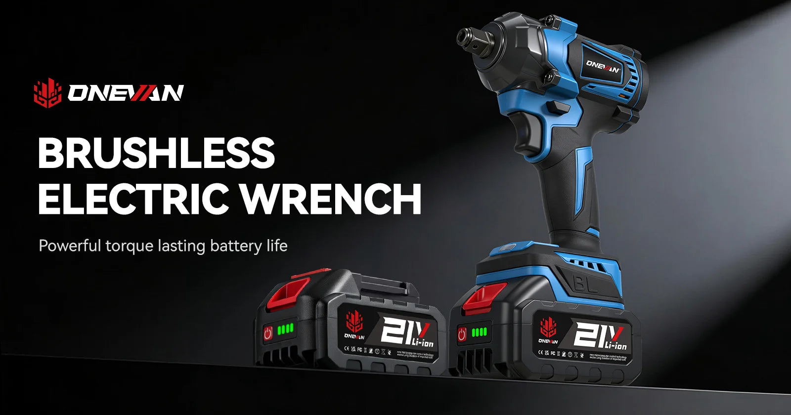 ONEVAN 1200N.M Brushless Electric Impact Wrench 1/2inch Cordless Torque Wrench Screwdriver Power Tool For Makita 18V Battery Pin