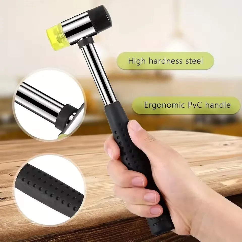 Mini 25/30/35/40/45mm hammer deck with nylon head hand tool non-slip handle nylon rubber used as plastic and wood jewelry crafts