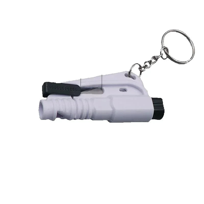 Compact 3-in-1 Car Safety Hammer Window Breaker Seat Belt Cutter Emergency Rescue Tool for Vehicle Accessories