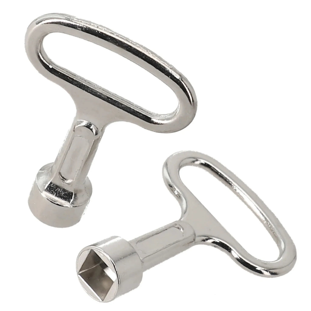 5/3PCS Silver Inner Triangle Key Wrench Square Key Water Tap 8Mm Vent Key Wrench Elevator Water Meter Valve Wrench