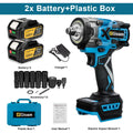 Gisam 900N.M Torque Brushless Electric Impact Wrench 1/2 inch Cordless Wrench Screwdriver Power Tools For Makita 18V Battery Pin