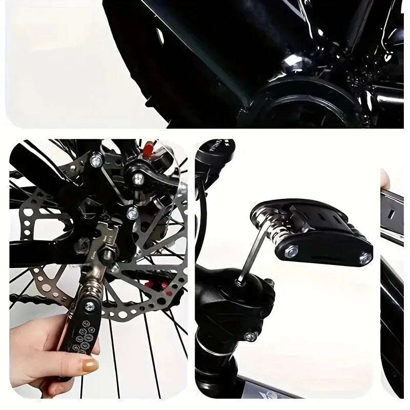 16 In 1 Folding Multifunctional Screwdriver Wrench Socket Stainless Steel Maintenance Tool Home Maintenance Tool Workshop Tool