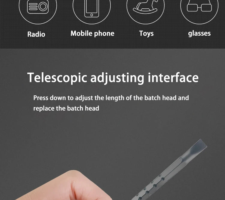 Triangle Screwdriver 17 In 1 Special Shaped Magnetic Screw CRV Torx Key Set Telescopic Alloy Steel For Xiaomi Repair Household