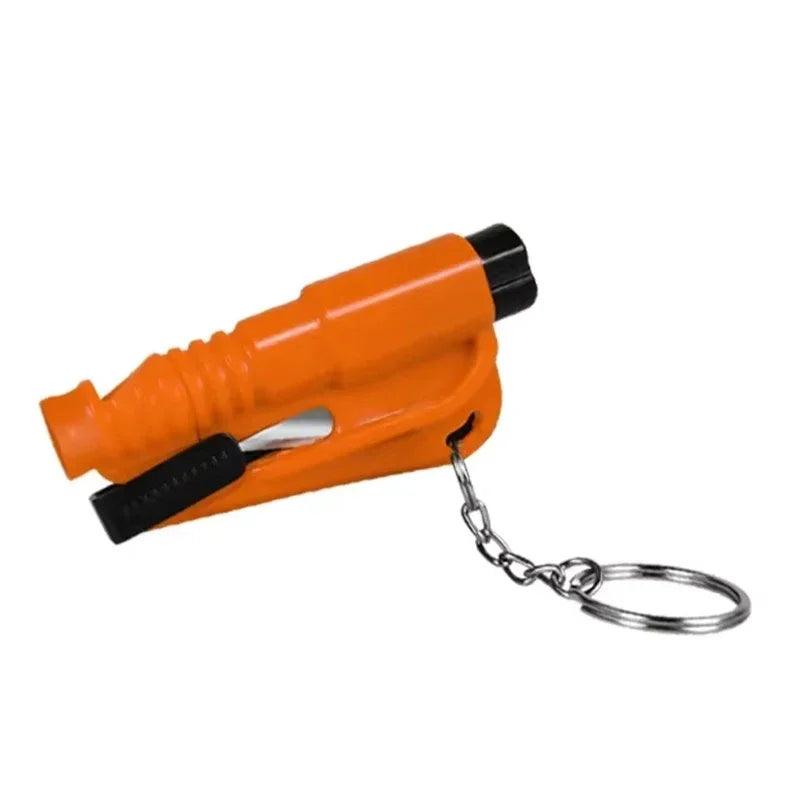 Compact 3-in-1 Car Safety Hammer Window Breaker Seat Belt Cutter Emergency Rescue Tool for Vehicle Accessories