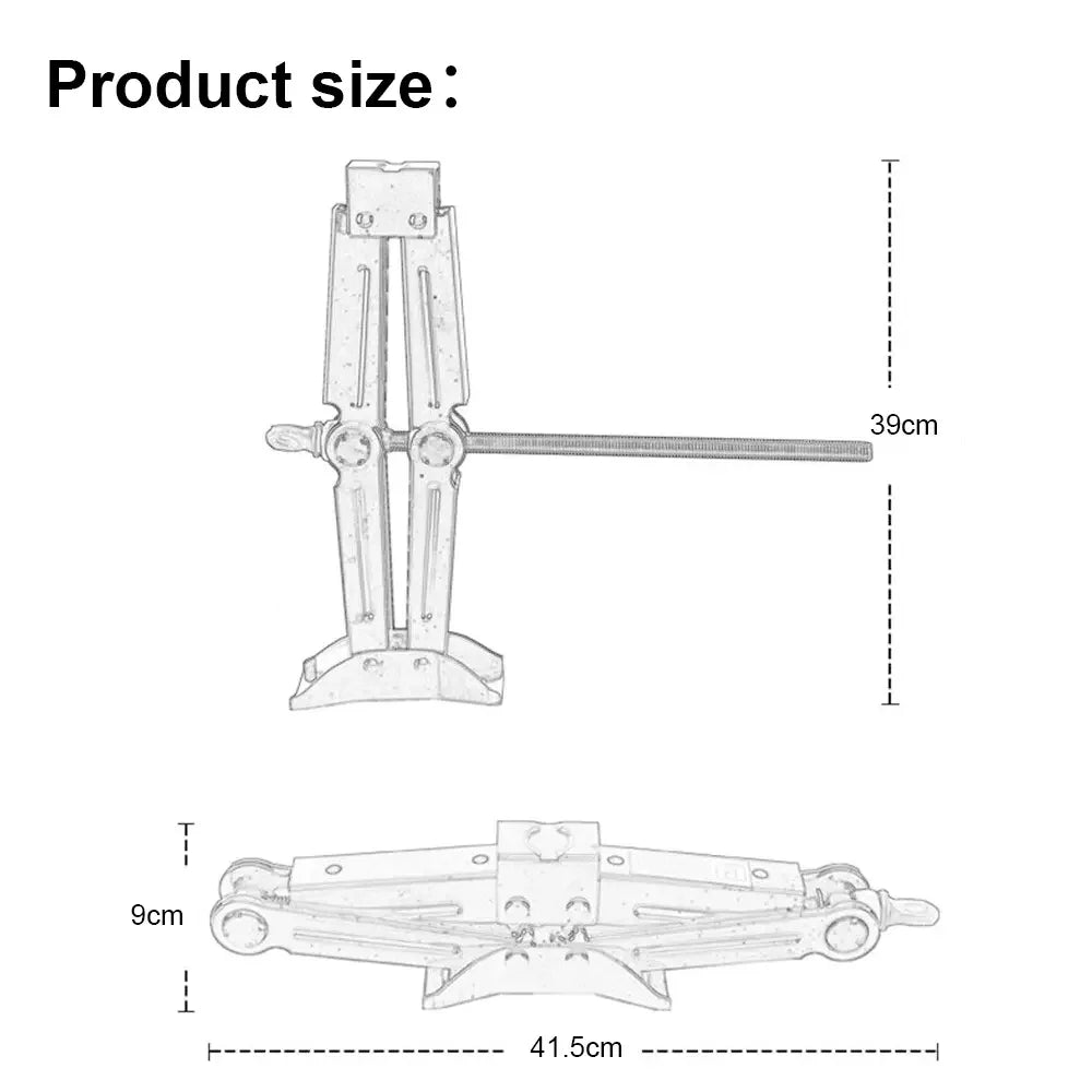 2.5T 1.5T car jacks 2 in 1 Manual Lift Jack Car Repair Tool Lifting Tool with Labor-saving Ratchet Wrench Foldable Jack for Car