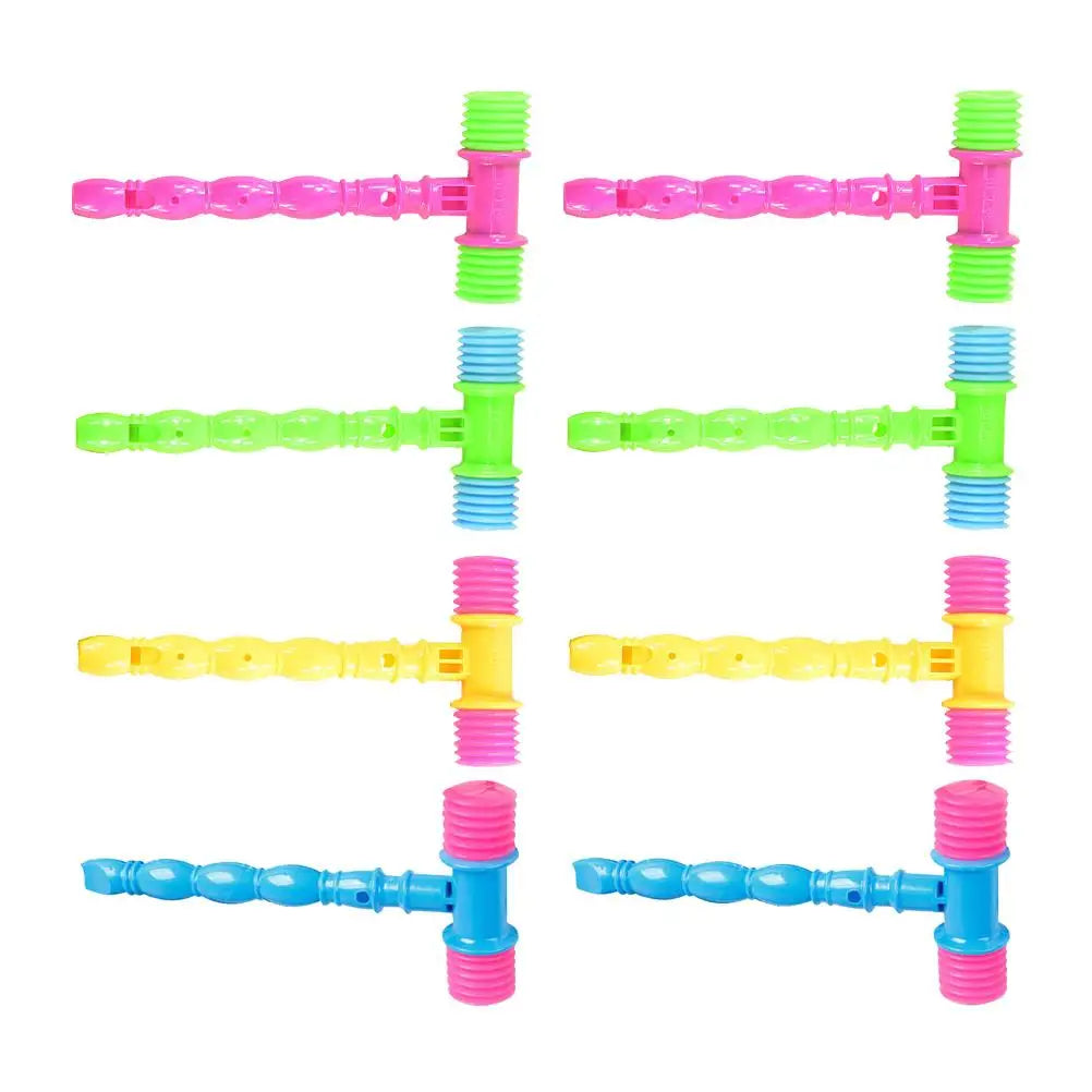 8 Pcs Sound Baby Hammer Toys Music Hammer Toys Soft Plastic Hammers Educational Hammer Playthings Mini Mallet Toys For