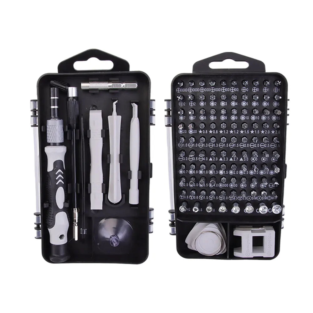115 in1 Precision Screwdriver Kit, Includes Magnetic Tips, Ideal for Electronics and Laptop Repairs, Professional Nut Driver New