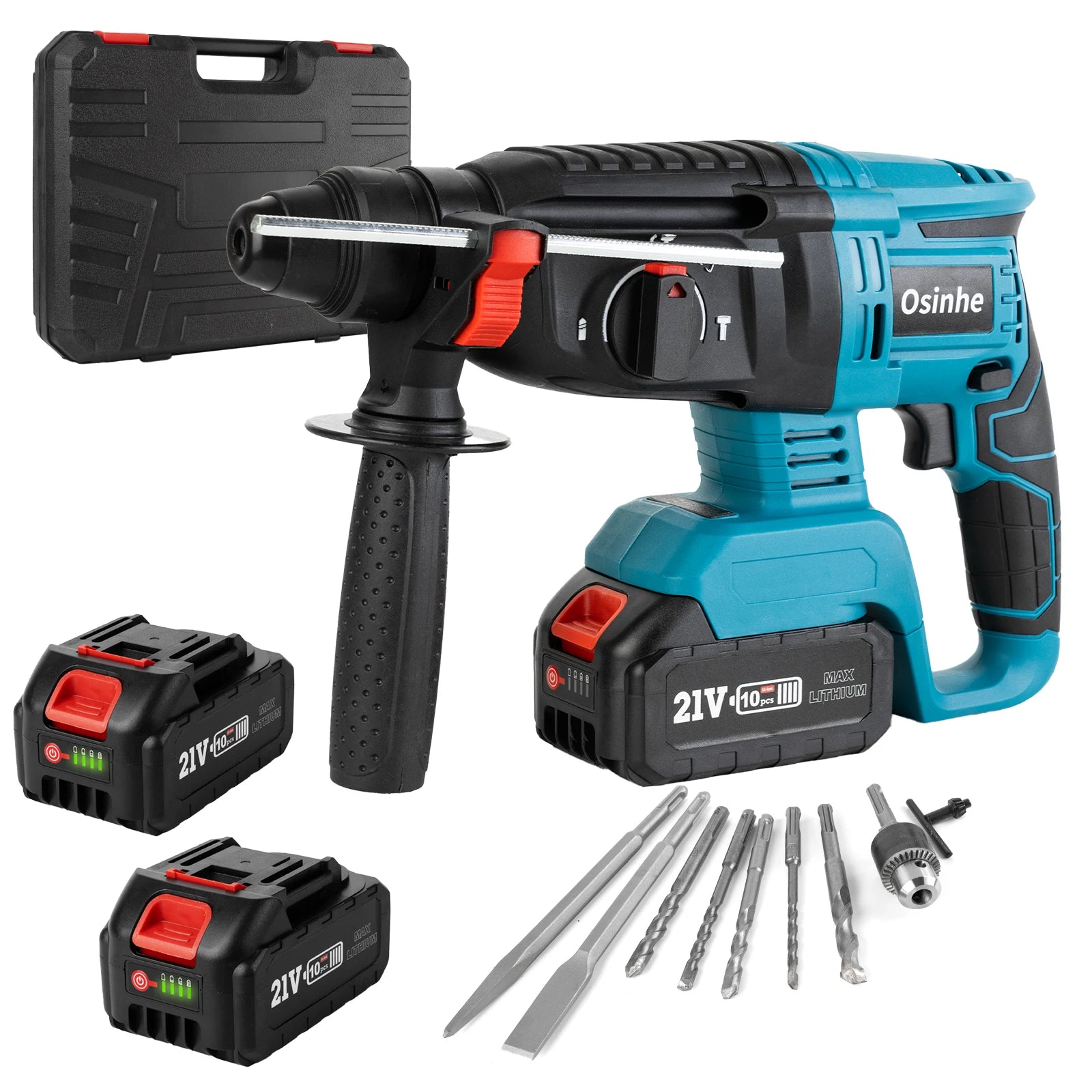 26mm Brushless Electric Hammer Drill Multifunctional Rotary Hammer Drill Cordless Impact Drill Tool For Makita 18V Battery Pin