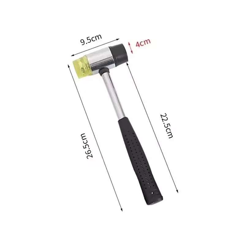 Mini 25/30/35/40/45mm hammer deck with nylon head hand tool non-slip handle nylon rubber used as plastic and wood jewelry crafts