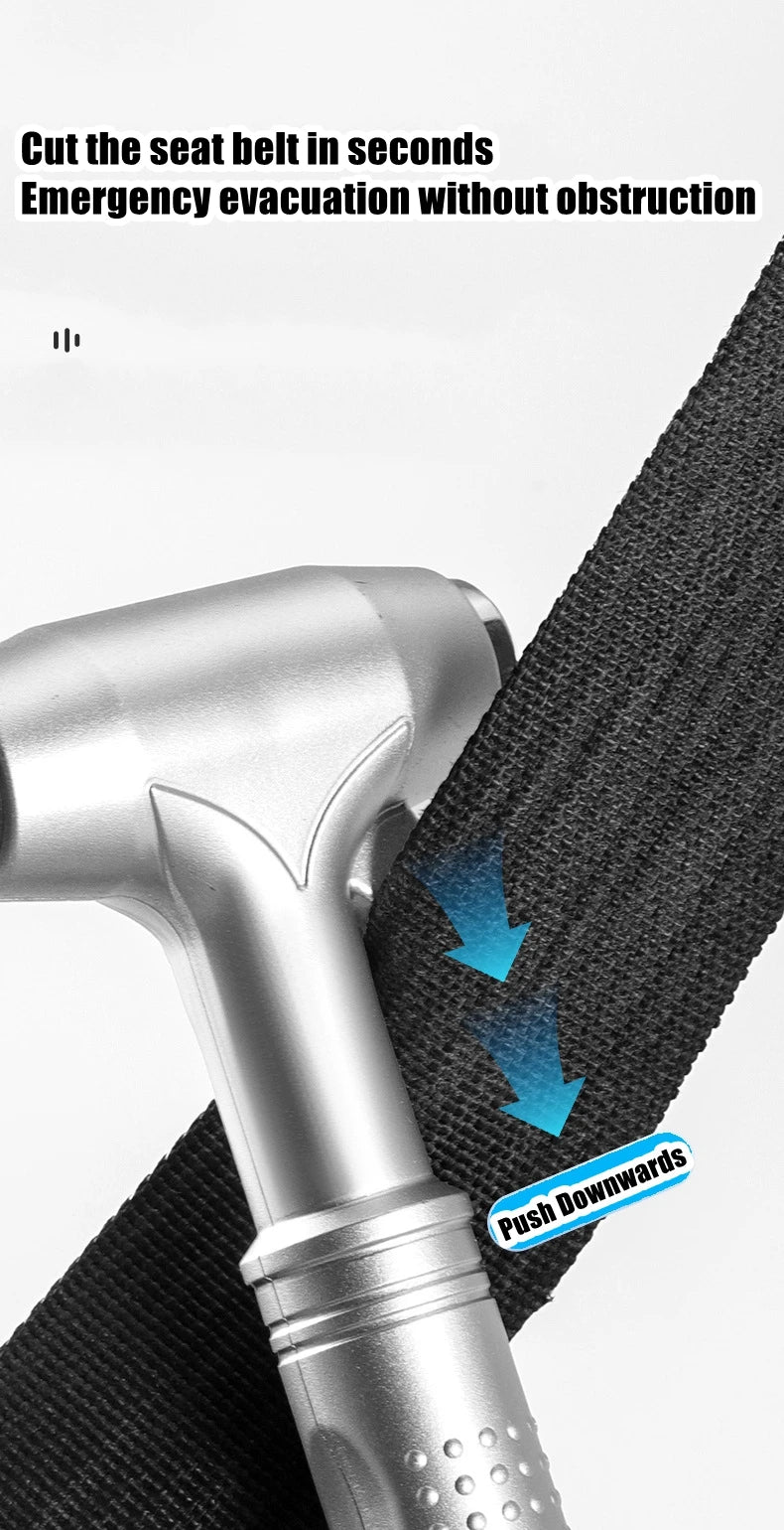 Car Safety Hammer Car Window Breaker Emergency Hammer Seat Belt Cutter Suitable for Car Rescue Escape Rescue Safety Hammer