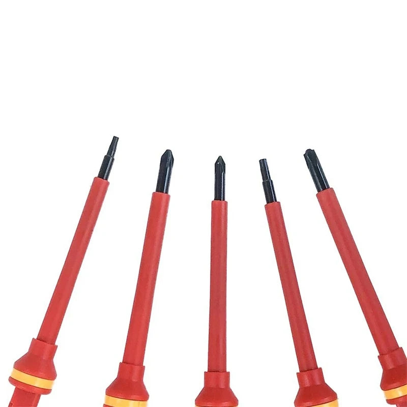 13 in 1 Electrician Screwdriver Set Phillips Slotted Torx Professional 1000V Insulated CRV Magnetic Screw Driver Changeable Bit