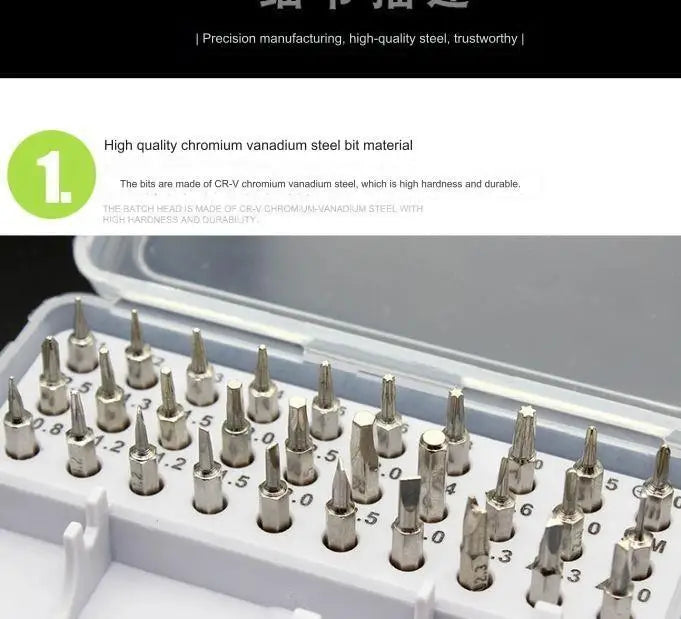 32 In 1 Multifunction Screwdriver Set Professional Magnetic Bits Screw Driver Mini Tool Case For iPhone Mobile Camera Watch PC