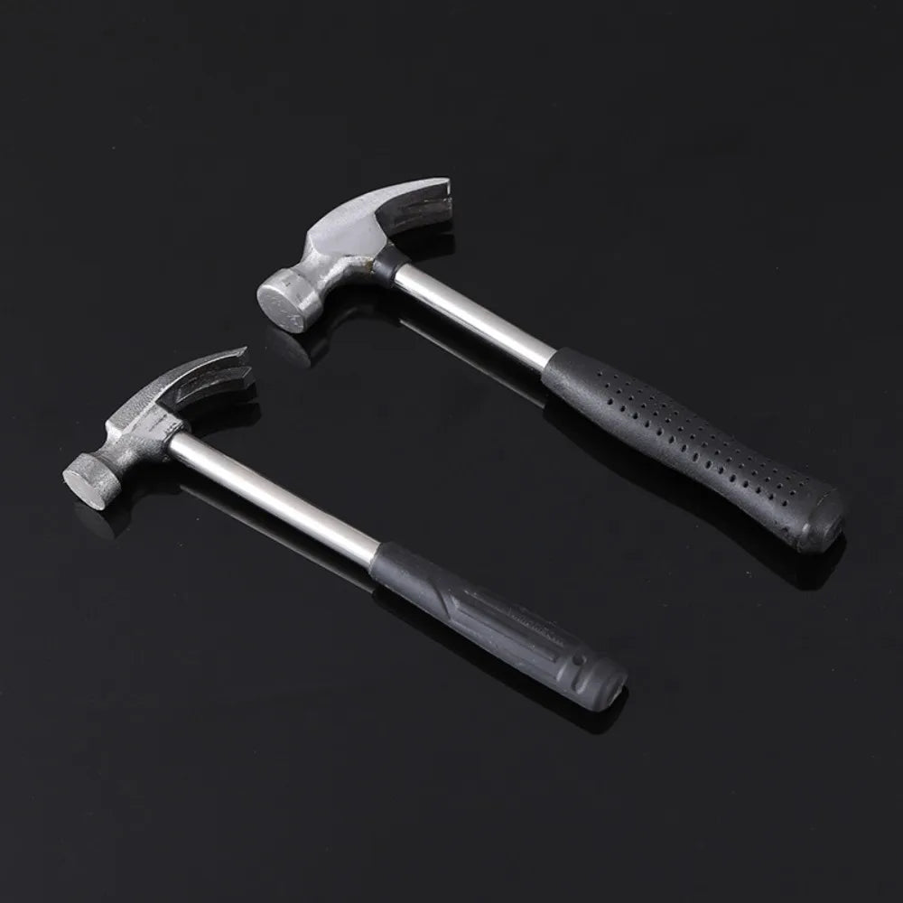 Multi-function Claw Hammer Steel Pipe Handle Hammer Safety Hammer For Traceless Nails Window Breaker Household Hardware Tools