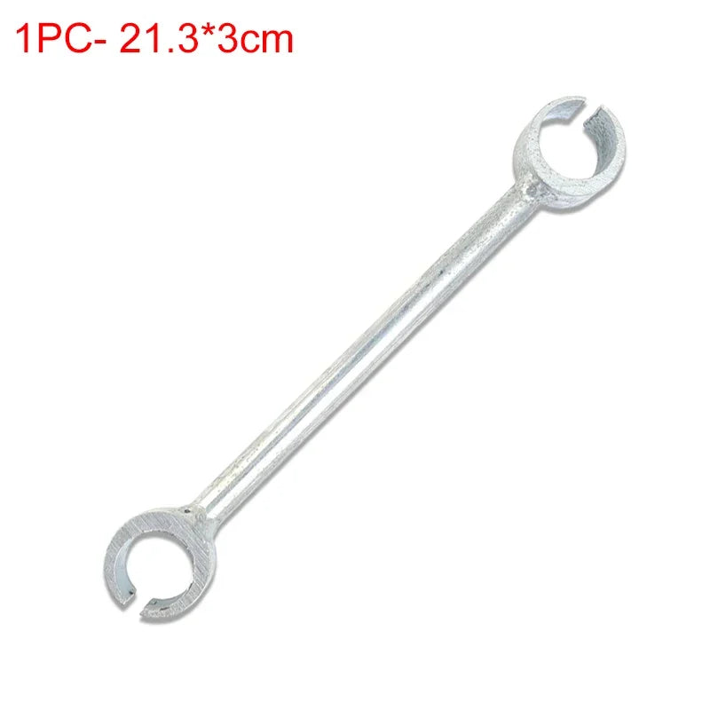 Door Hinge Gap Adjusting Wrench Double Head Door Hinge Repair Spanner Hinges Repair Wrenches Hand Tools Spanners for Round Bolt