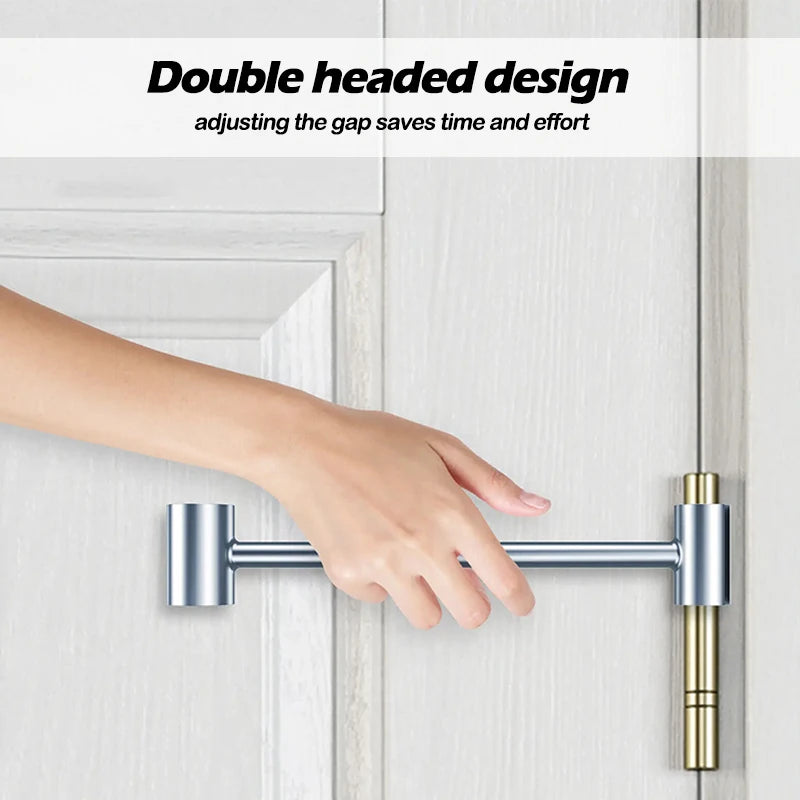 1PC Double Head Hinge Gaps Adjusting Wrench Labor-Saving Hinges Gaps Repair Wrenches Hand Tools Spanners for Round Bolt