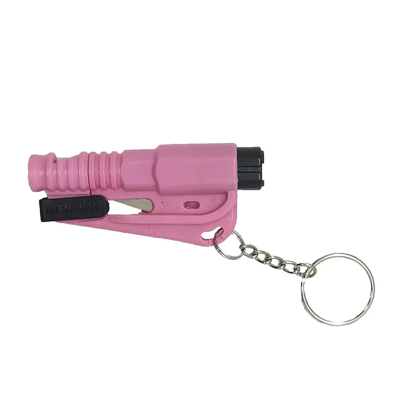 Compact 3-in-1 Car Safety Hammer Window Breaker Seat Belt Cutter Emergency Rescue Tool for Vehicle Accessories