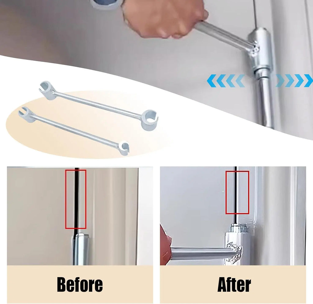 Door Hinge Gap Adjusting Wrench Double Head Door Hinge Repair Spanner Hinges Repair Wrenches Hand Tools Spanners for Round Bolt