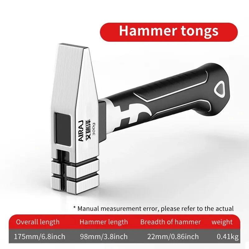 Small Hammer Mini Claw Hammer Head Fitter Hammer Octagonal Hammer Multifunctional Integrated Nail Hammer Nail Hammer Woodworking