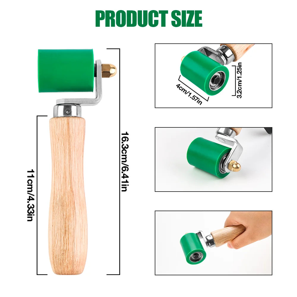 40mm Hand Pressure Roller of Silicone High Temperature Resistant Seam for Roofing Waterproofing PVC, HDPE, TPO, LDPE, EPDM, HPDE