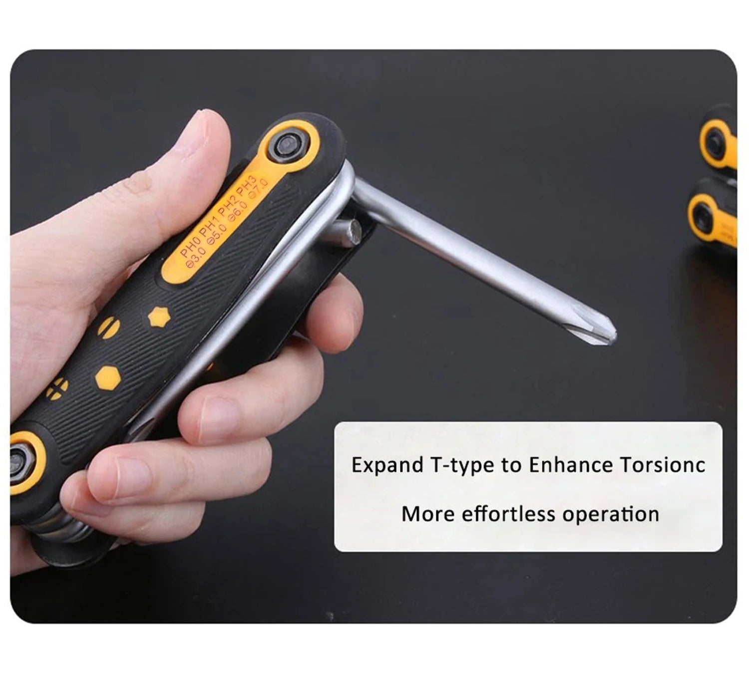 8 in 1 Folding Screwdriver Set Torx Screwdriver Mini Screwdriver Bits Kit Hexagon Torx Screwdriver Phillips Flat Screw Driver