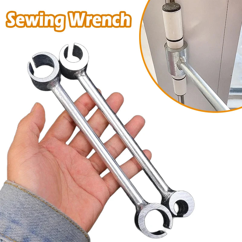 1PC Double Head Hinge Gaps Adjusting Wrench Labor-Saving Hinges Gaps Repair Wrenches Hand Tools Spanners for Round Bolt