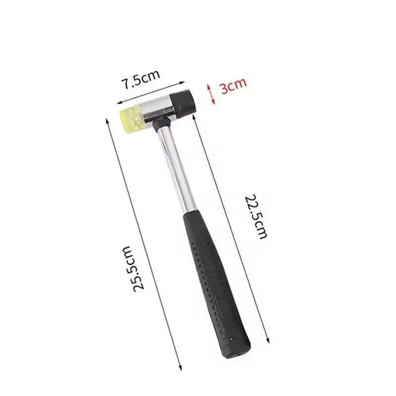 Mini 25/30/35/40/45mm hammer deck with nylon head hand tool non-slip handle nylon rubber used as plastic and wood jewelry crafts