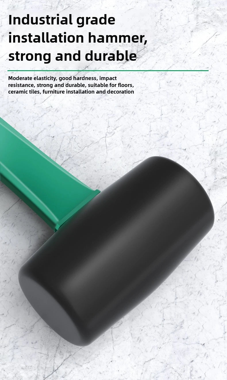 BaoLian Solid Rubber Hammer Industrial Grade Multifunctional Home Decoration Elastic Tile Installation Hammer