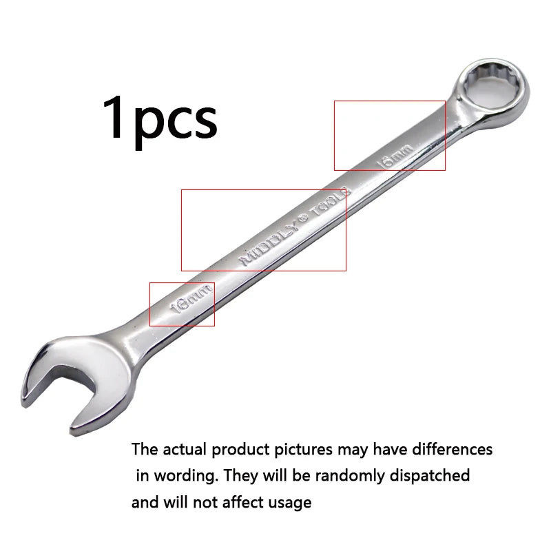 1pc Open End Wrench Tool Combination Wrench Hex Spanner Wrench For Hex Nuts 6 7 8 9 10 11 12 13 14 15 16mm