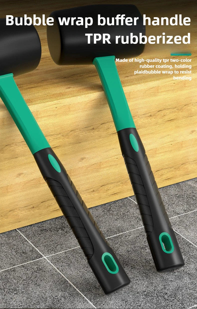 BaoLian Solid Rubber Hammer Industrial Grade Multifunctional Home Decoration Elastic Tile Installation Hammer