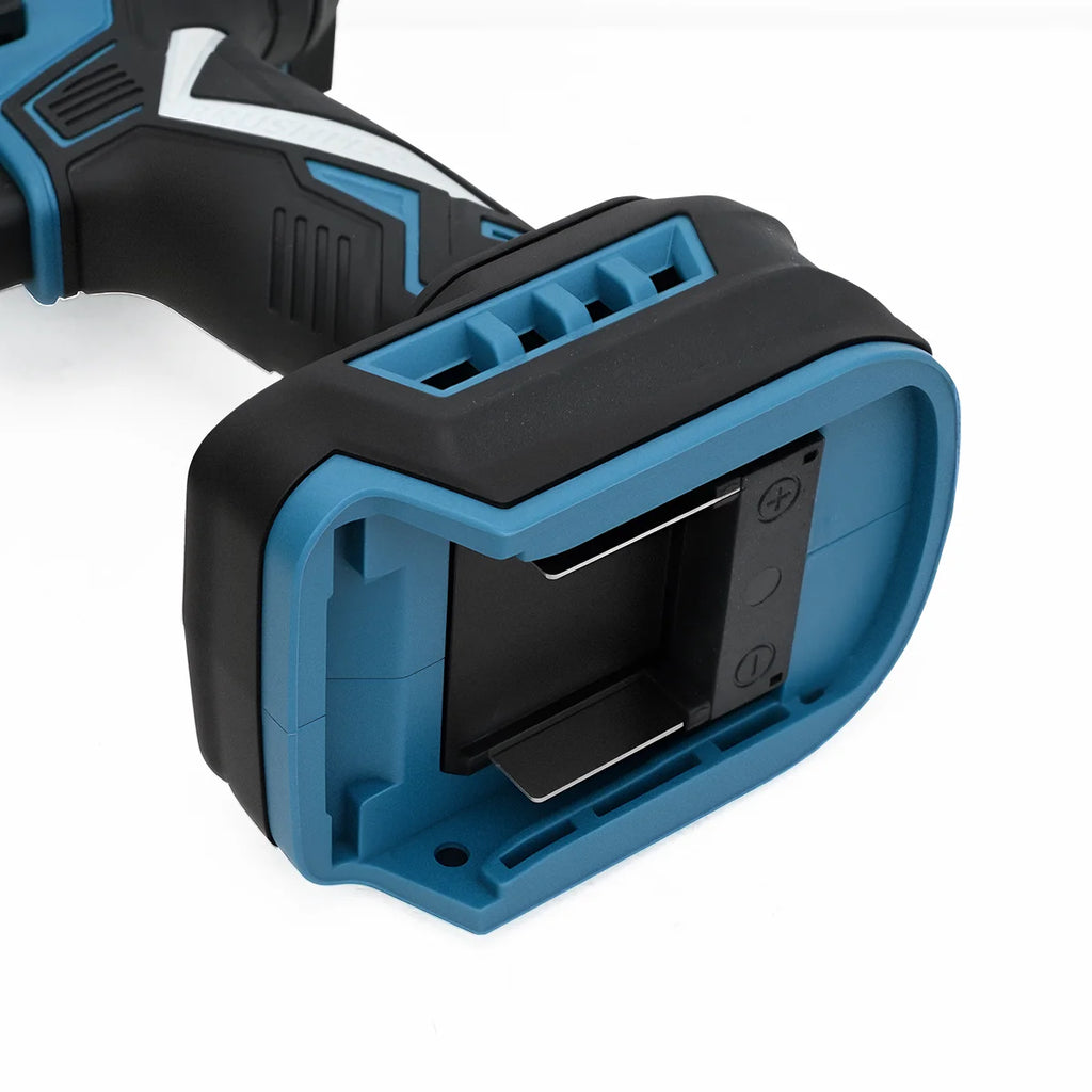 Gisam 900N.M Brushless Electric Wrench 1/2 Inch Impact Wrench Electirc Screwdriver Drill Compatible with Makita 18V Battery Pin