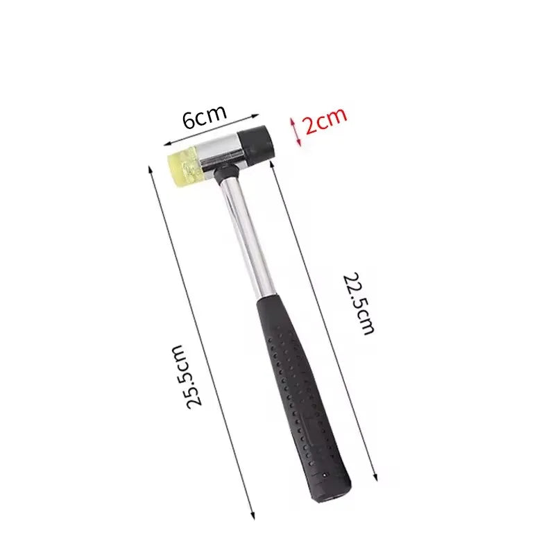 Mini 25/30/35/40/45mm hammer deck with nylon head hand tool non-slip handle nylon rubber used as plastic and wood jewelry crafts