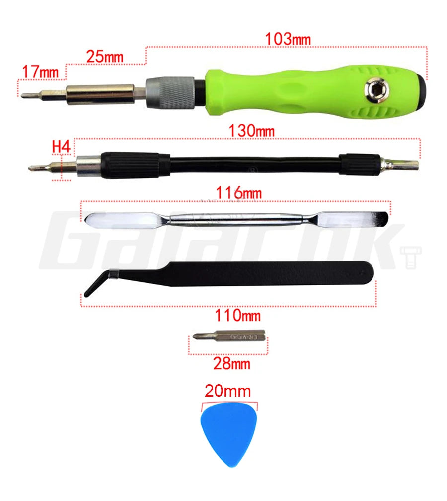32 in 1 Multifunctional Screwdriver Set Mini Small Screwdriver Torx Phillips Magnetic Screw Driver Bit Portable Repair Tool Kit