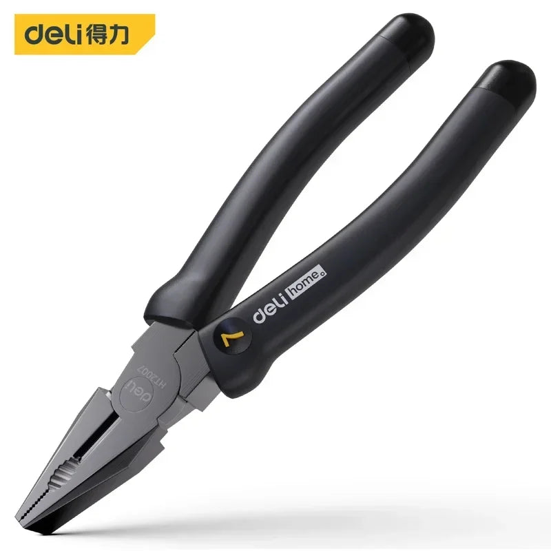 Deli High Carbon Steel TPR Installation Hammer, Pointed Nose Pliers, Steel Wire Pliers, Art Knife, Various Household Hand Tools