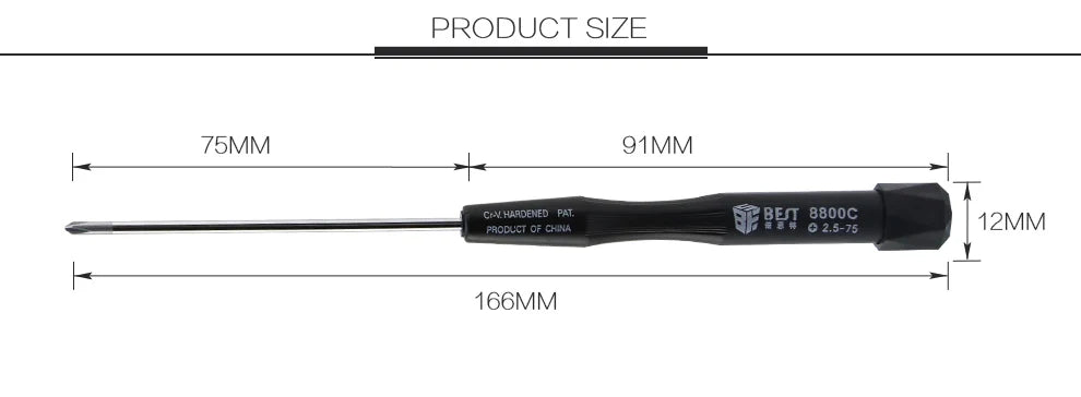 BEST Magnetic Screwdriver PH00 PH000 1.5 2.0 Slotted Flatted Head for Macbook Pro Laptop Watch Glasses Mobile Phone Repair Tools