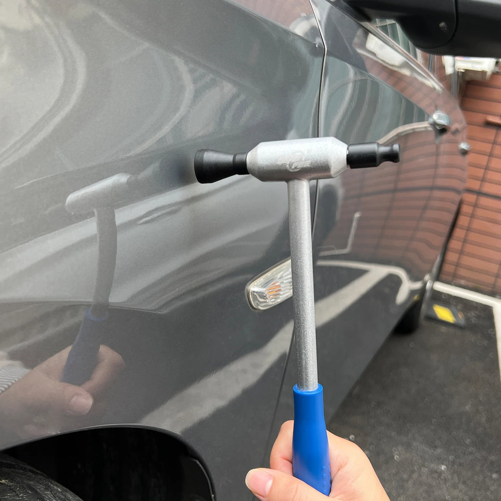 PDR Tool Dent Repair Hammer Set 15 Interchangeable Heads for Precise Removal of Small Hail Damage Rustproof Aluminum Alloy