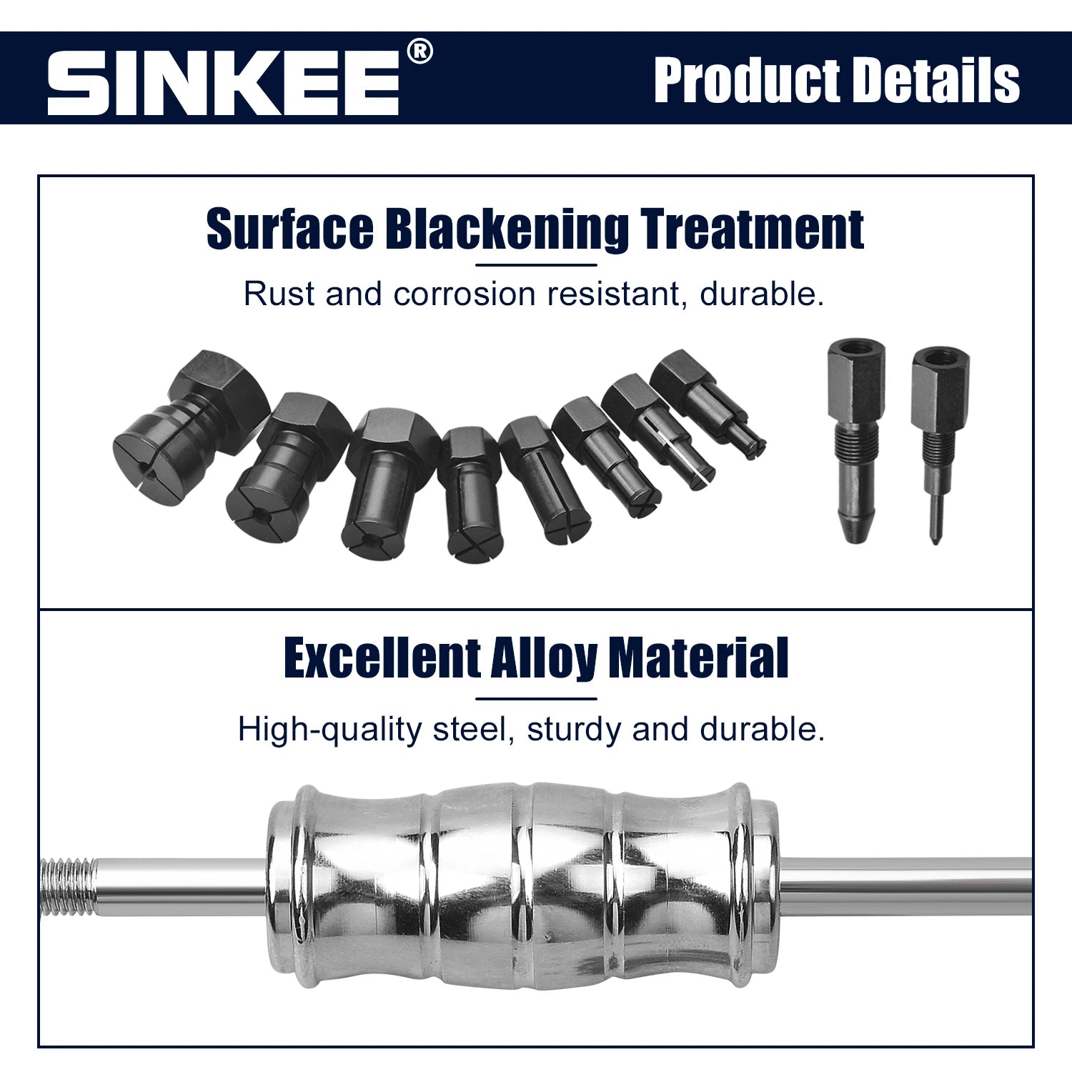 12PC/14PC Internal Bearing Remover Slide Hammer Set Blind Hole Inner Bearing Puller Set Bearing Extractor