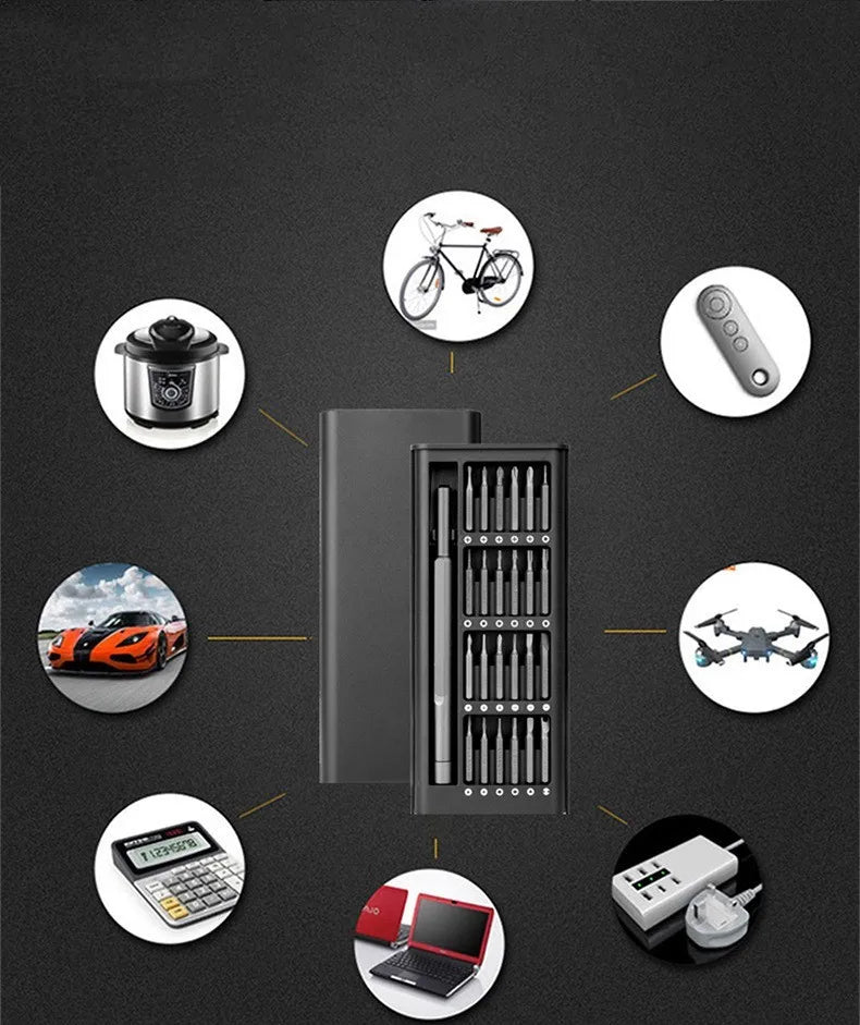 Precision Kit Magnetic Screwdriver Set for Laptop Repair Electric iPhone Tri Wing Torx Bits Computer Repair Tools