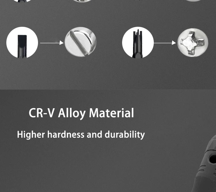 Triangle Screwdriver 17 In 1 Special Shaped Magnetic Screw CRV Torx Key Set Telescopic Alloy Steel For Xiaomi Repair Household