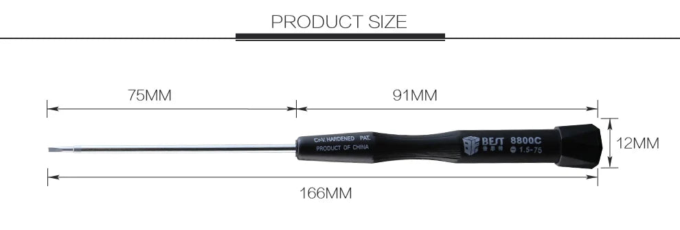BEST Magnetic Screwdriver PH00 PH000 1.5 2.0 Slotted Flatted Head for Macbook Pro Laptop Watch Glasses Mobile Phone Repair Tools