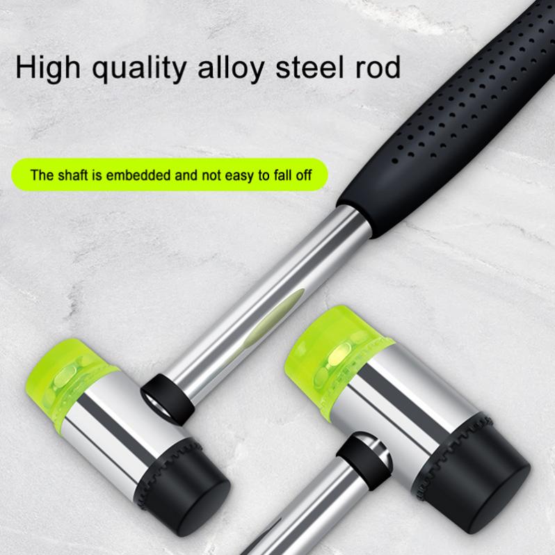 25mm / 30mm / 35mm / 40mm Rubber Double Faced Work Glazing Window Beads Hammer Nylon Head Mallet DIY hand Tool