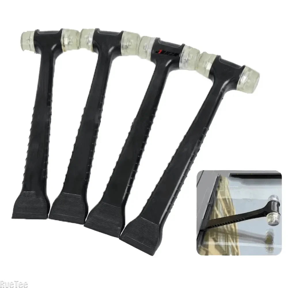 2 in 1 Rubber Hammer with Crowbar for Ceramic Tile Installation Tools Doors Windows