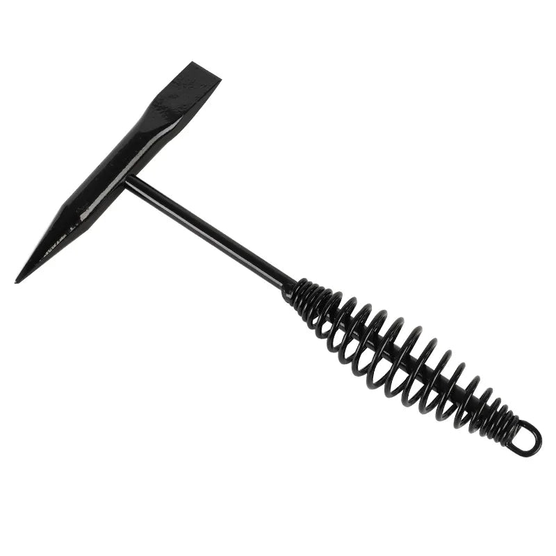 Welding Slag Hammer High Carbon Steel Electrician's Hammer Welder Chipping Hammer with Spring Handle Derusting Tool